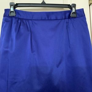 Talbots Long bright blue skirt
